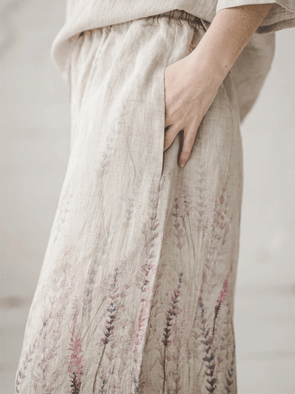 A Vintage Style Pants with Delicate Timeless Details
