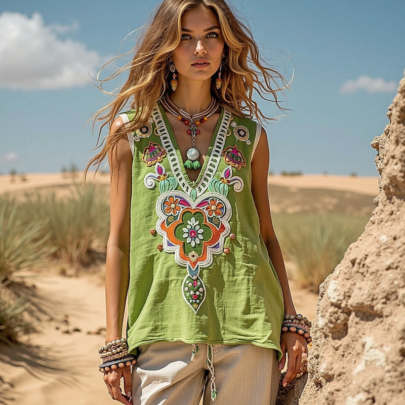 A Vintage Style Top with Delicate Timeless Details