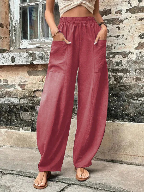 A Vintage Style Pants with Delicate Timeless Details