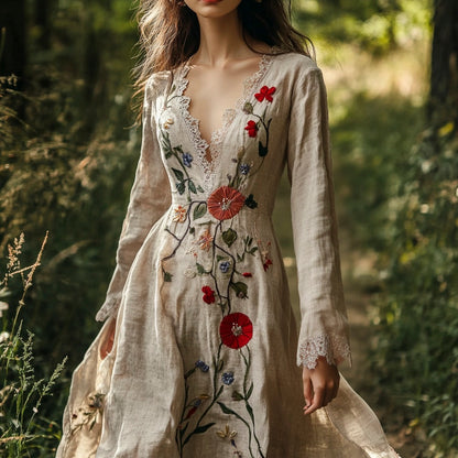 A Vintage Style Dress with Delicate Timeless Details