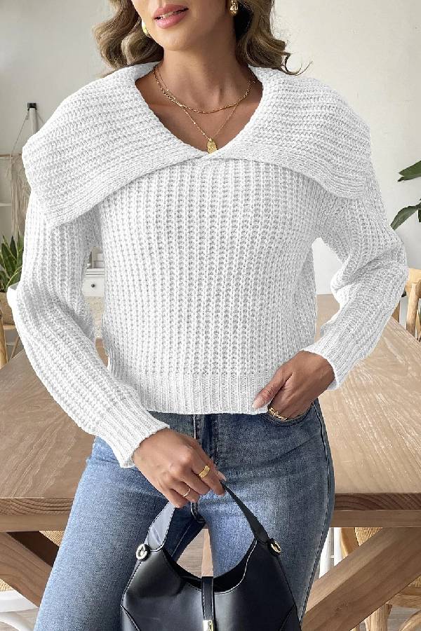 Beautifully Finished Sweater in a Timeless Design