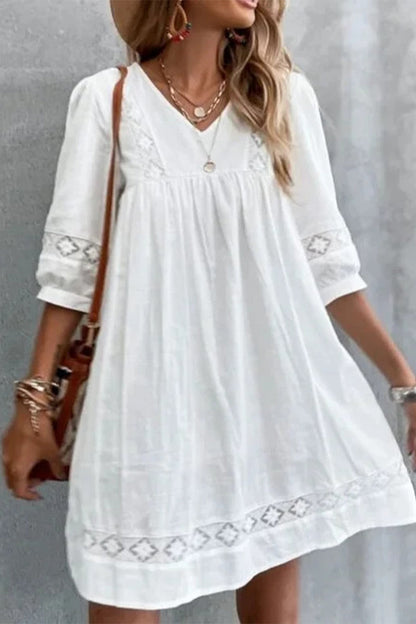 A Vintage Style Dress with Delicate Timeless Details