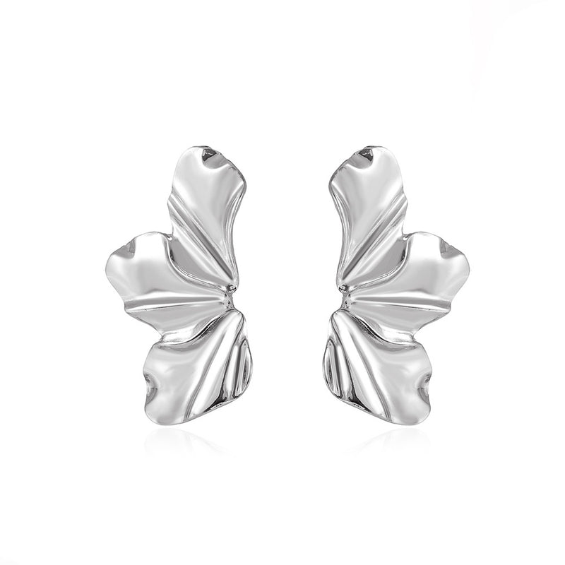 Delicate Artisan Gold Earring
