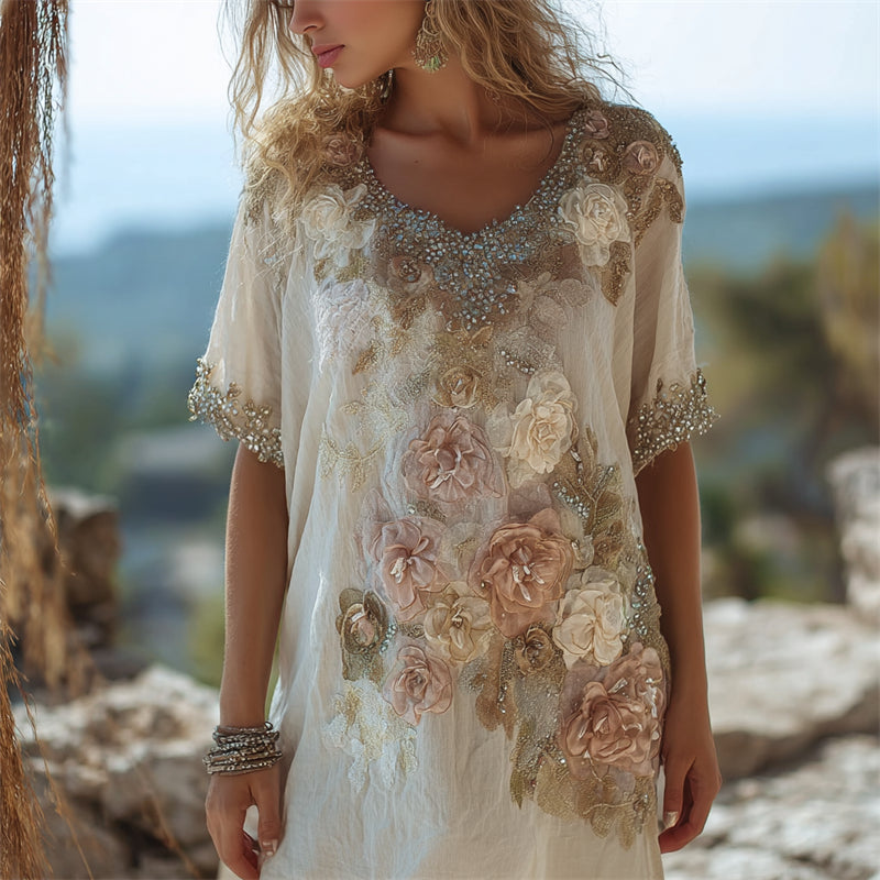 A Vintage Style Dress with Delicate Timeless Details