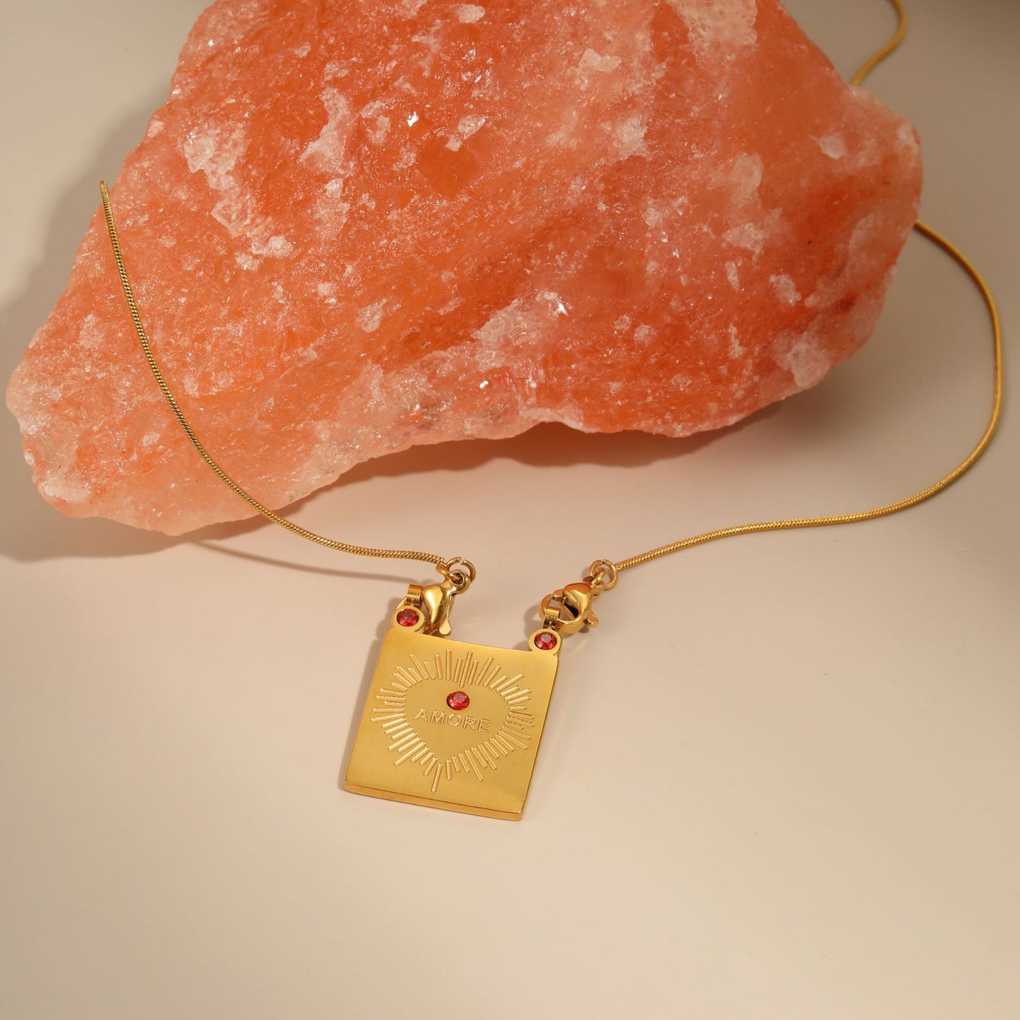 Vintage Handmade Gold Pendant