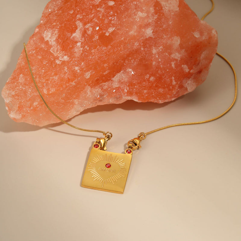 Vintage Handmade Gold Pendant