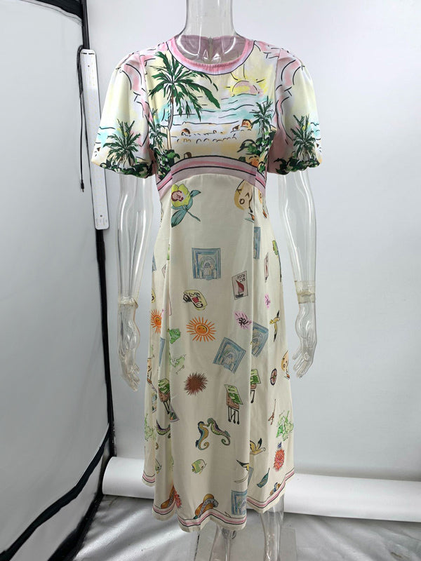 Classic Vintage Dress with a Flattering Fit