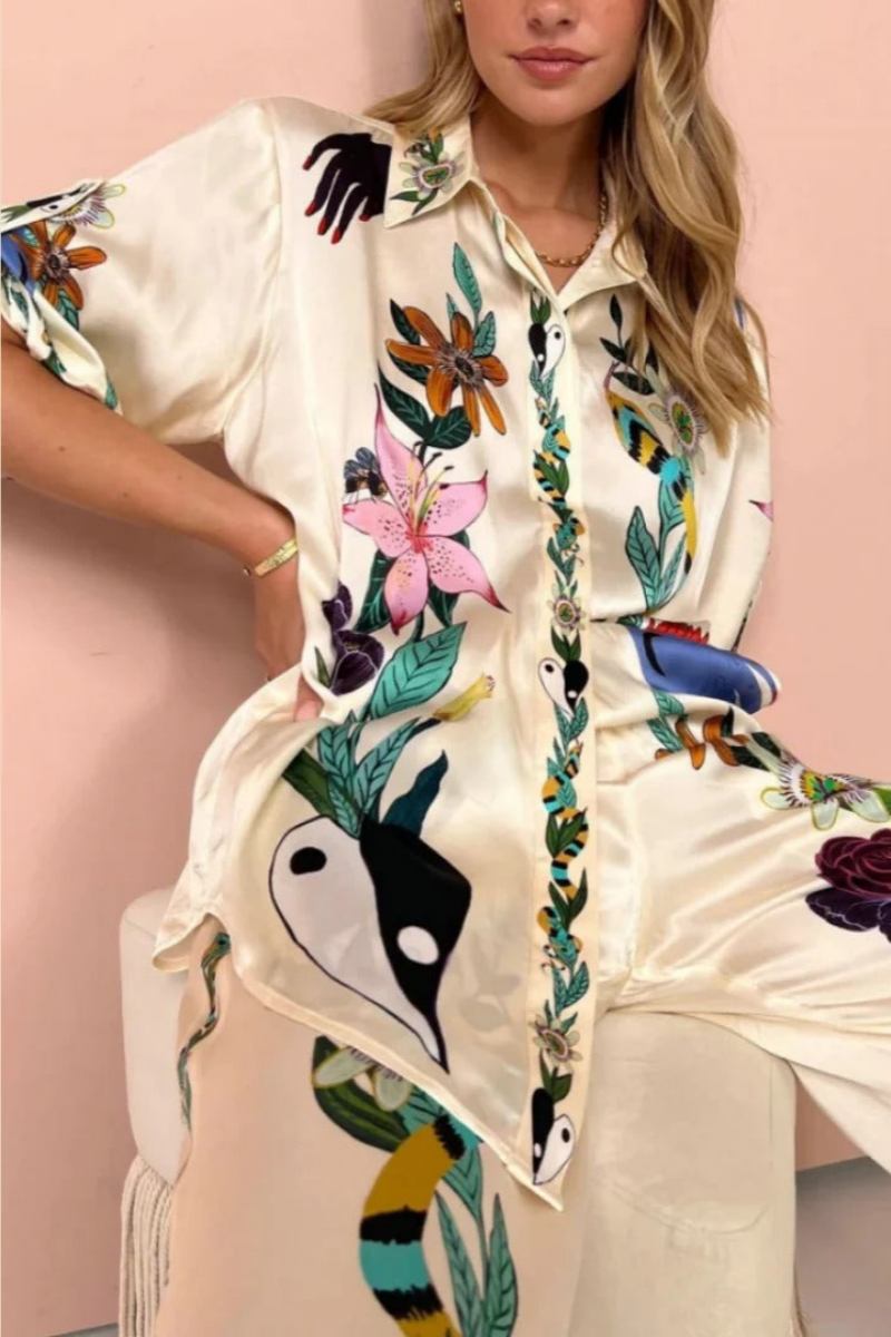 Cream(Shirt + Pants)