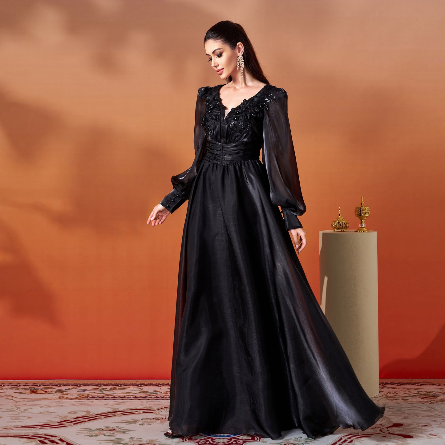 A Vintage Style Dress with Delicate Timeless Details