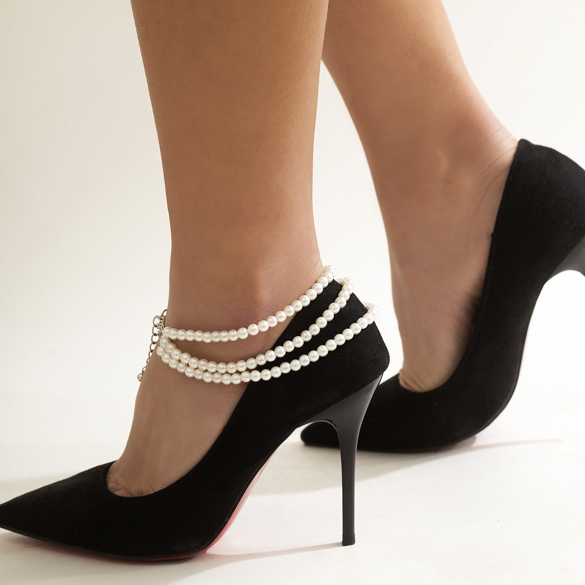 Vintage Handmade Pearl Anklet