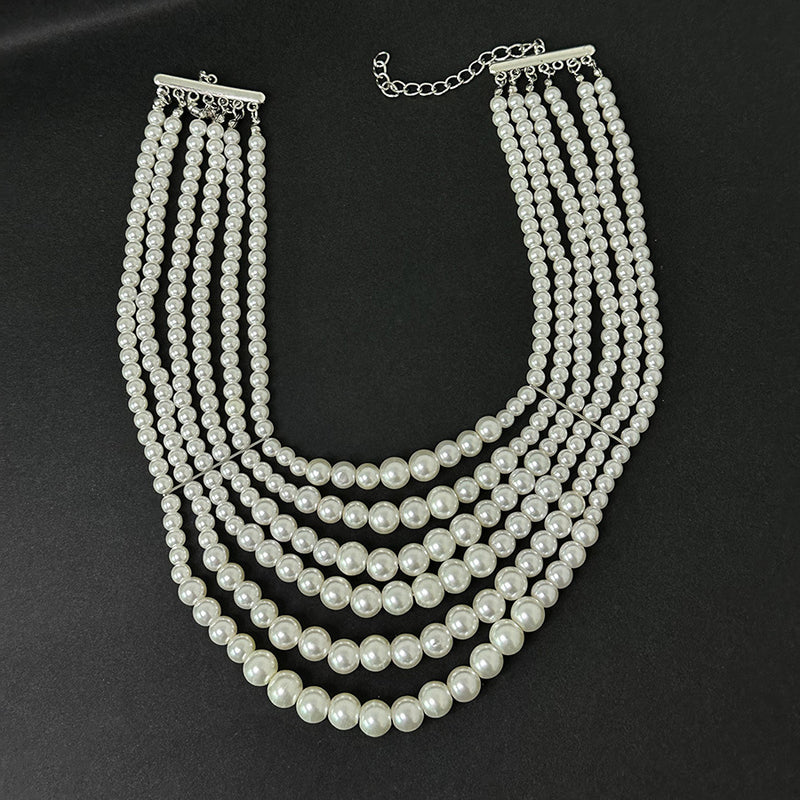 Vintage Handmade Pearl Necklace