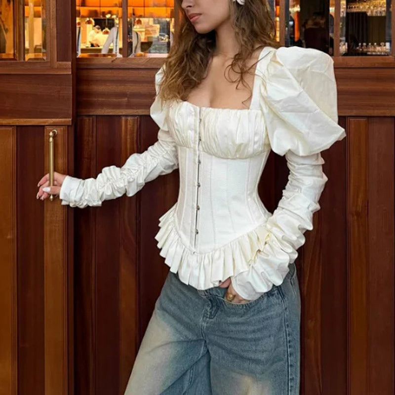 A Vintage Style Top with Delicate Timeless Details