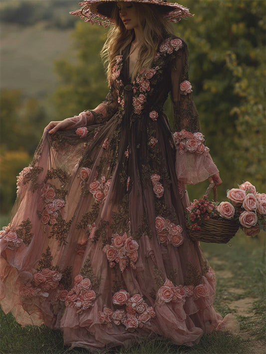 A Vintage Style Dress with Delicate Timeless Details