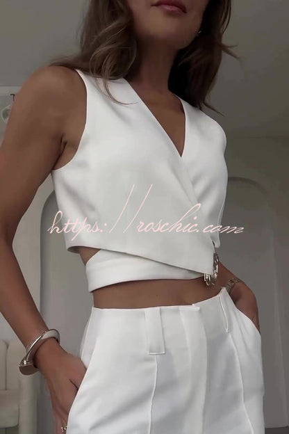 A Vintage Style Pants with Delicate Timeless Details