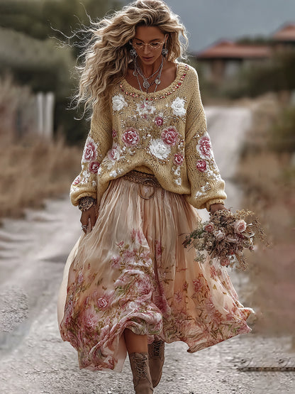Well Tailored Sweater with a Graceful Silhouette