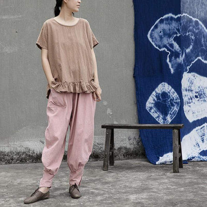 A Vintage Style Pants with Delicate Timeless Details