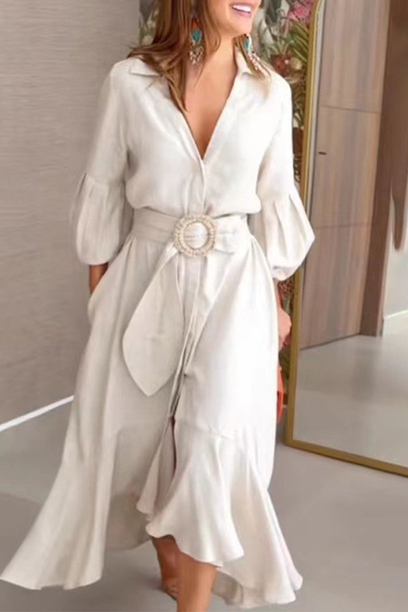 A Vintage Style Dress with Delicate Timeless Details