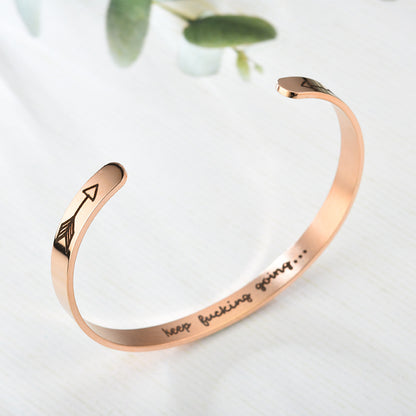 Rose Gold arrow
