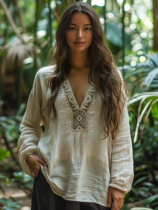 Beautifully Finished Blouse in a Timeless Design