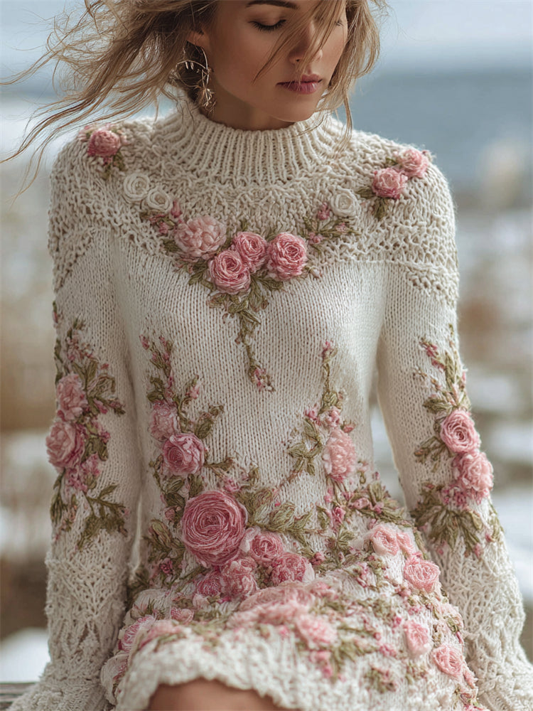 Classic Vintage Sweater with a Flattering Fit