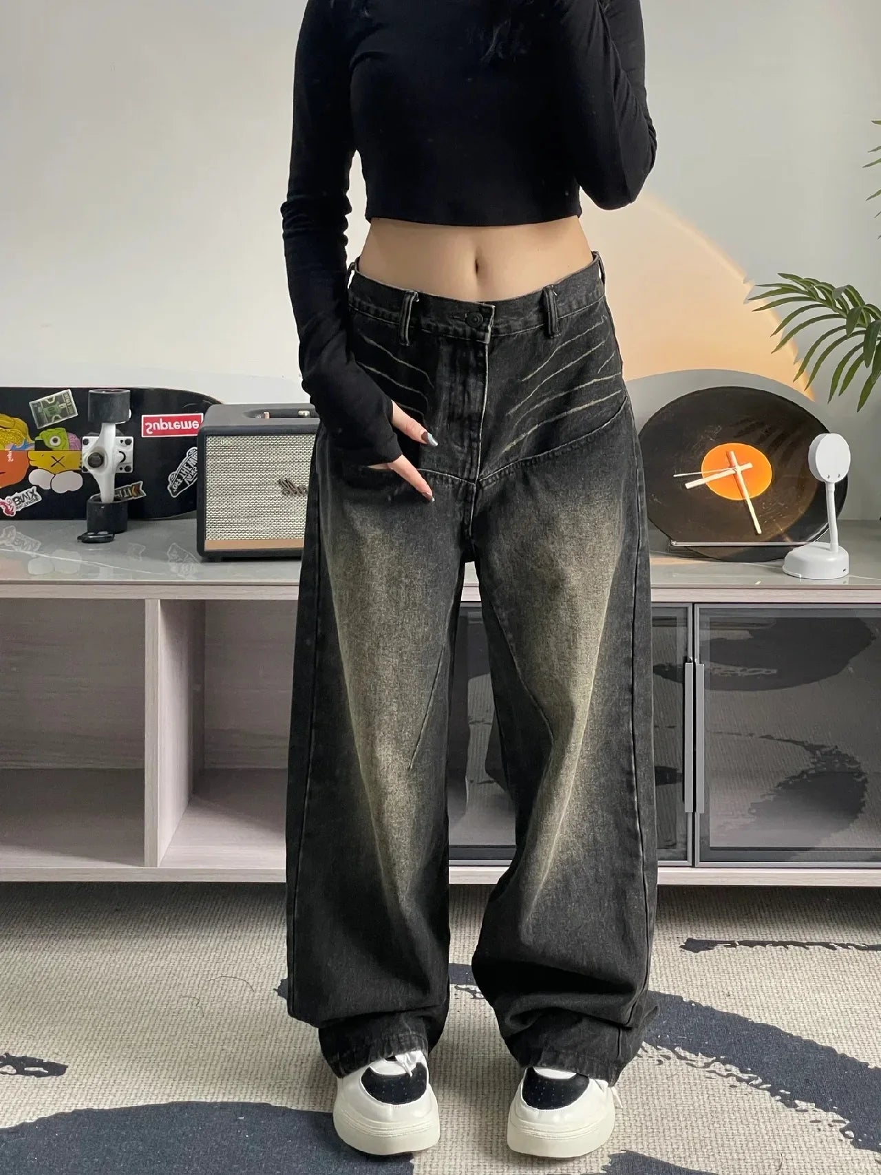 A Vintage Style Pants with Delicate Timeless Details