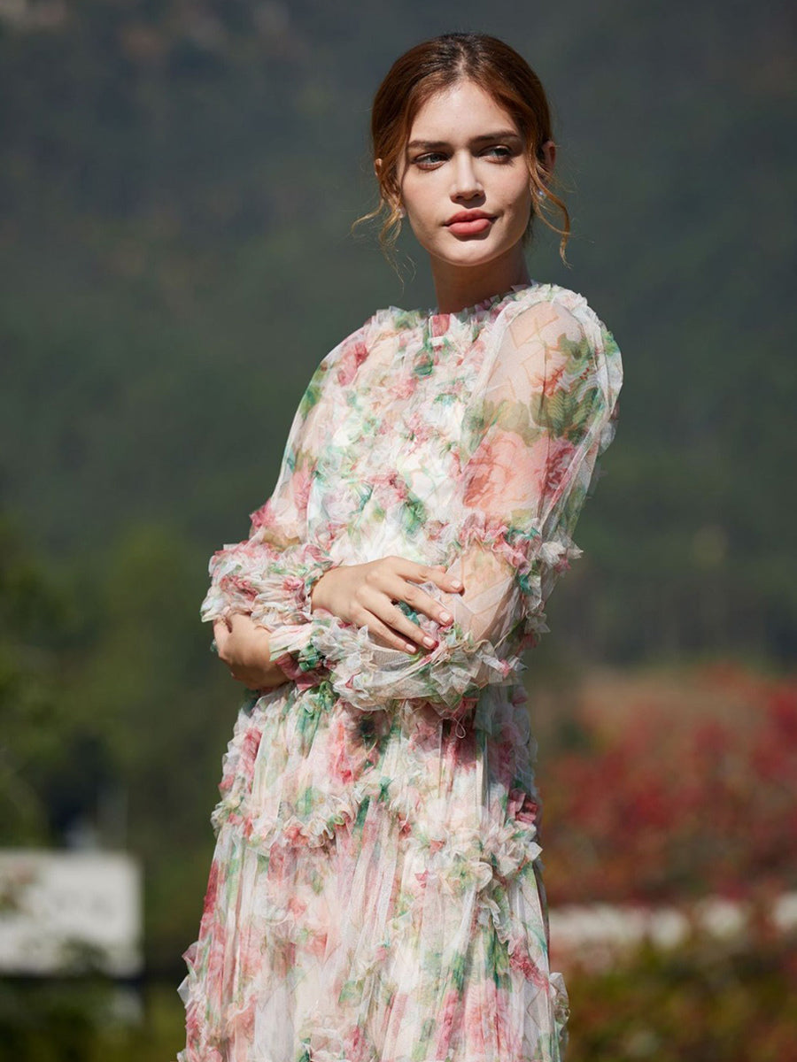 A Vintage Style Dress with Delicate Timeless Details