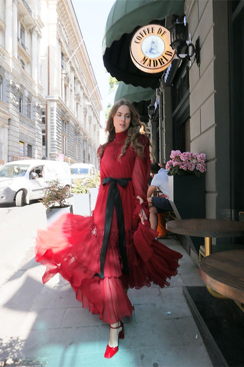 A Vintage Style Dress with Delicate Timeless Details