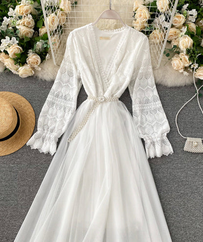 A Vintage Style Dress with Delicate Timeless Details