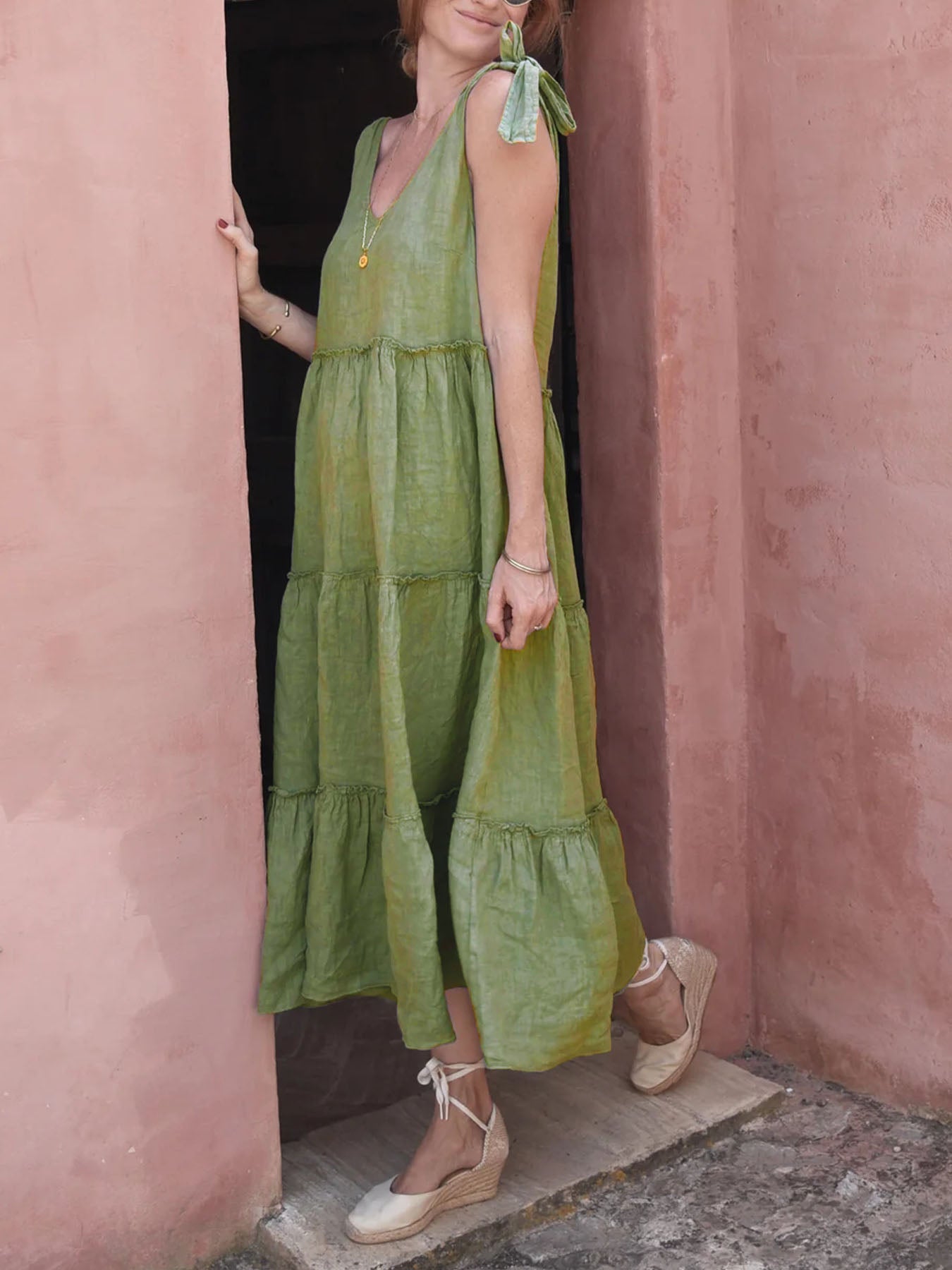 A Vintage Style Dress with Delicate Timeless Details