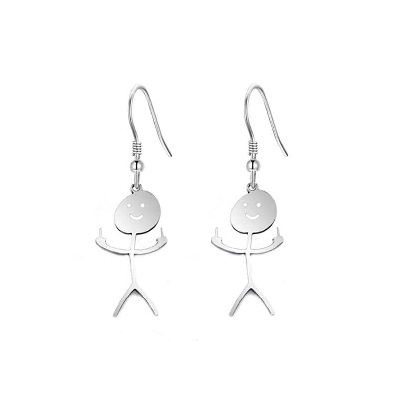 Silver earrings