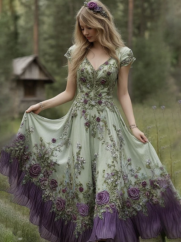 Classic Vintage Dress with a Flattering Fit