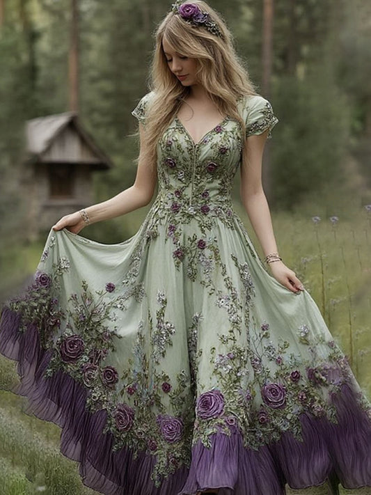 Classic Vintage Dress with a Flattering Fit