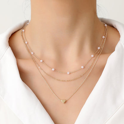 Pearl Heart Necklace