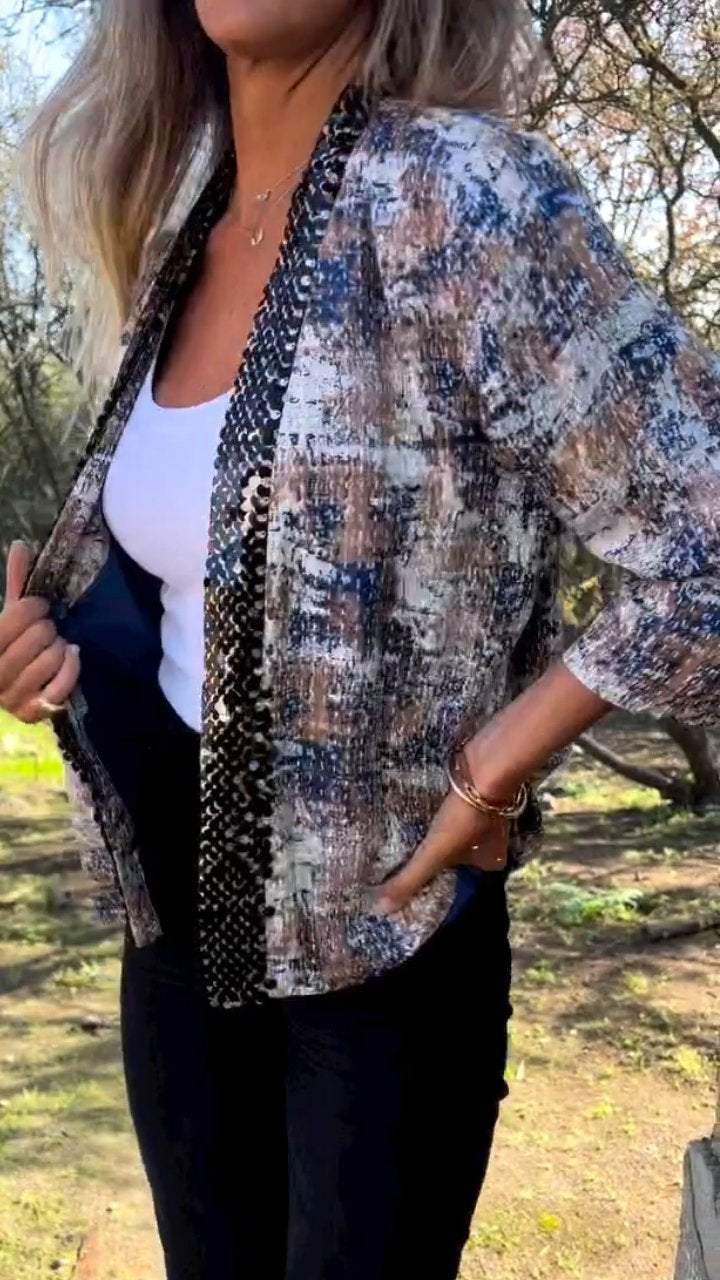 Vintage Inspired Cardigan with a Contemporary Edge