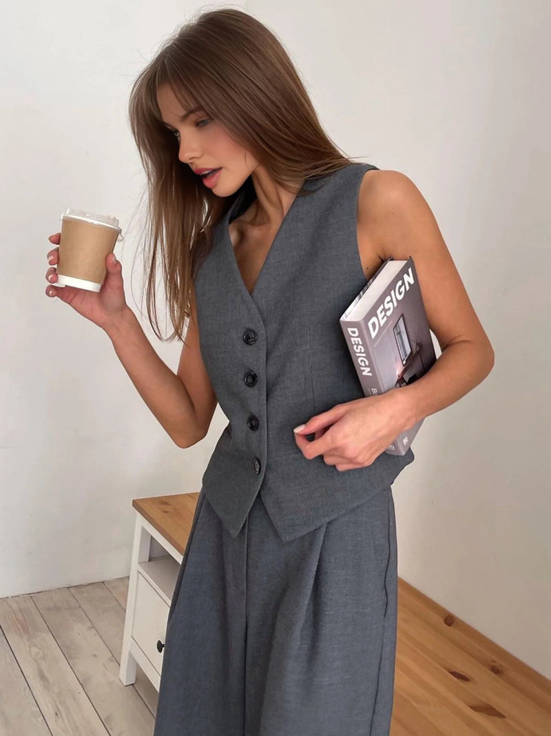 A Vintage Style Pants with Delicate Timeless Details
