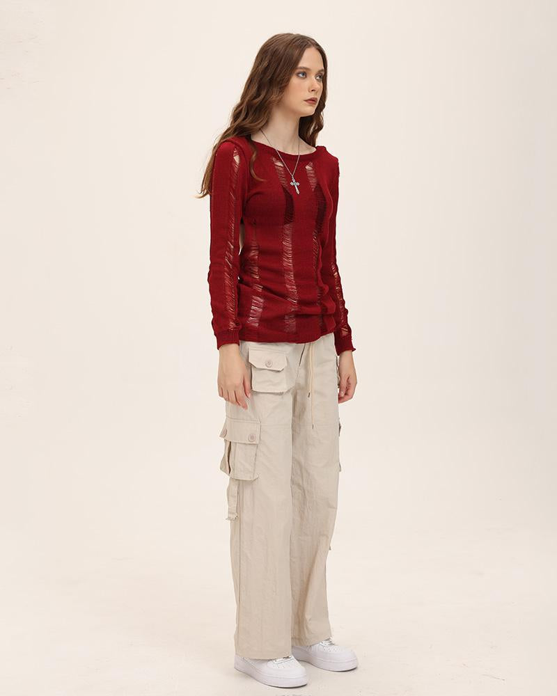A Vintage Style Pants with Delicate Timeless Details