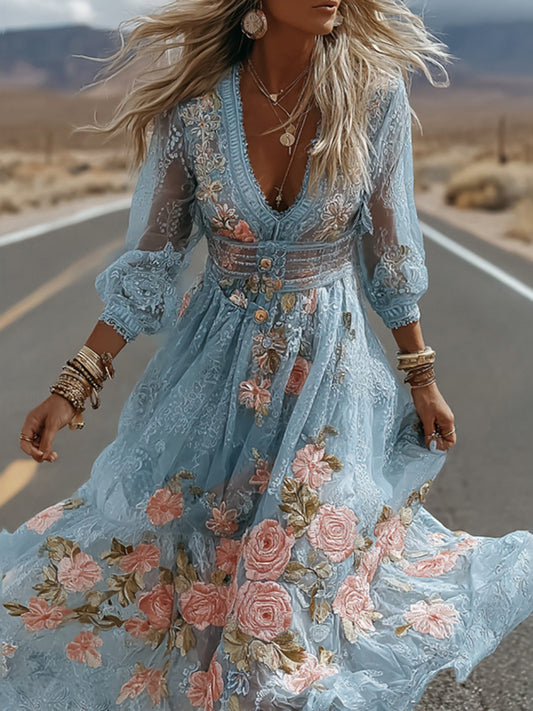 A Vintage Style Dress with Delicate Timeless Details