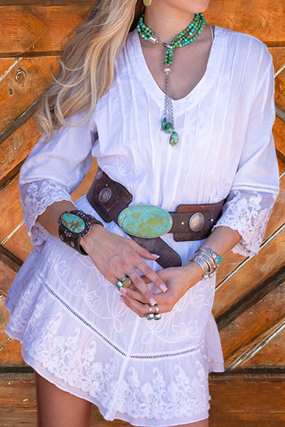 A Vintage Style Dress with Delicate Timeless Details