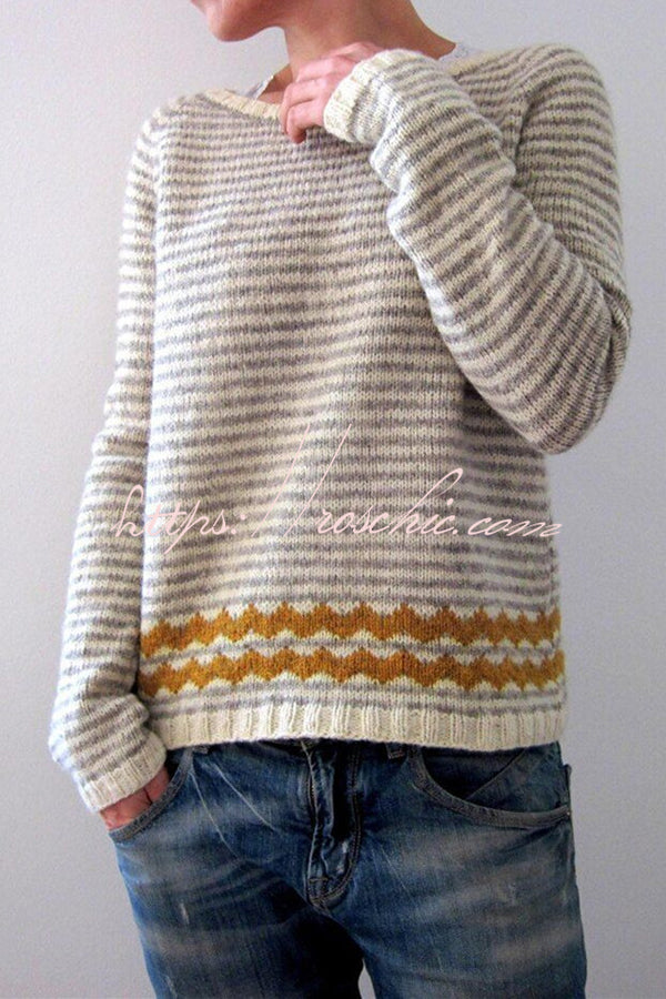 Beautifully Finished Sweater in a Timeless Design