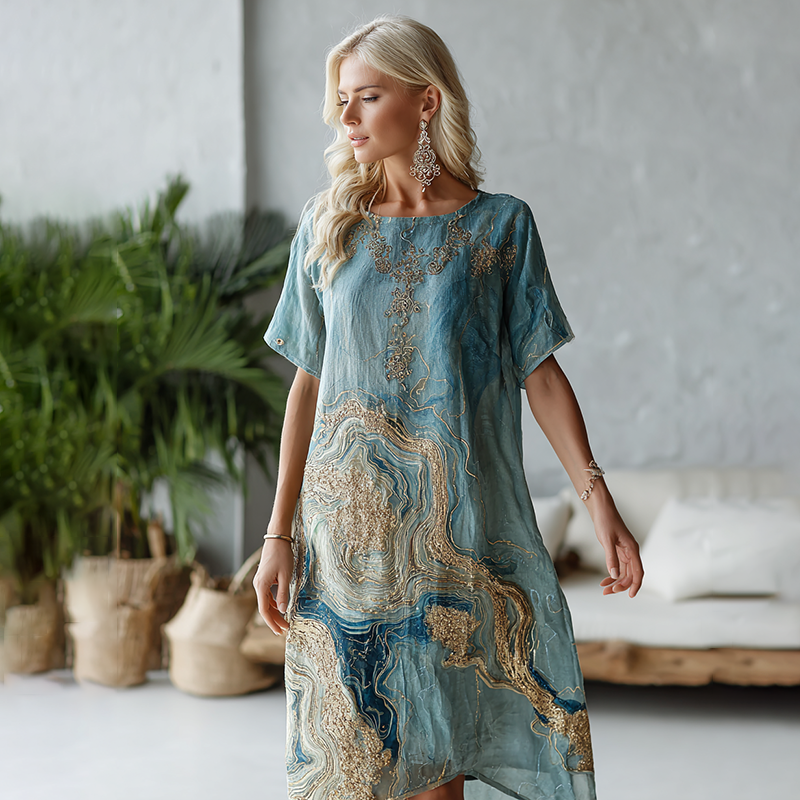 Elegantly Styled Dress for Everyday Wear