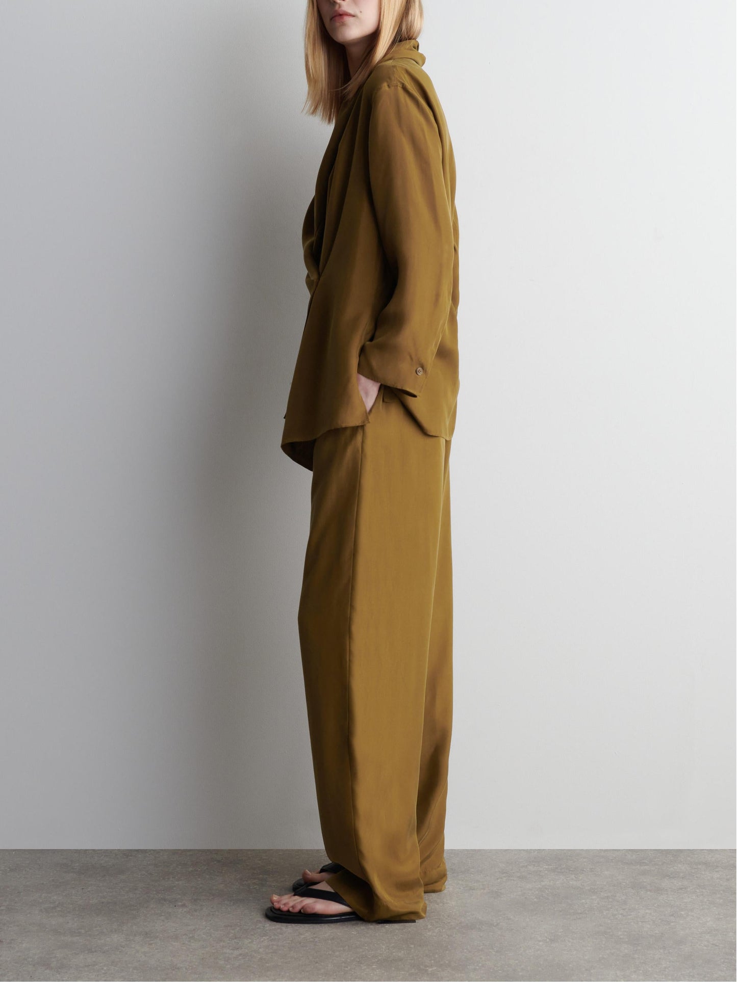 A Vintage Style Pants with Delicate Timeless Details