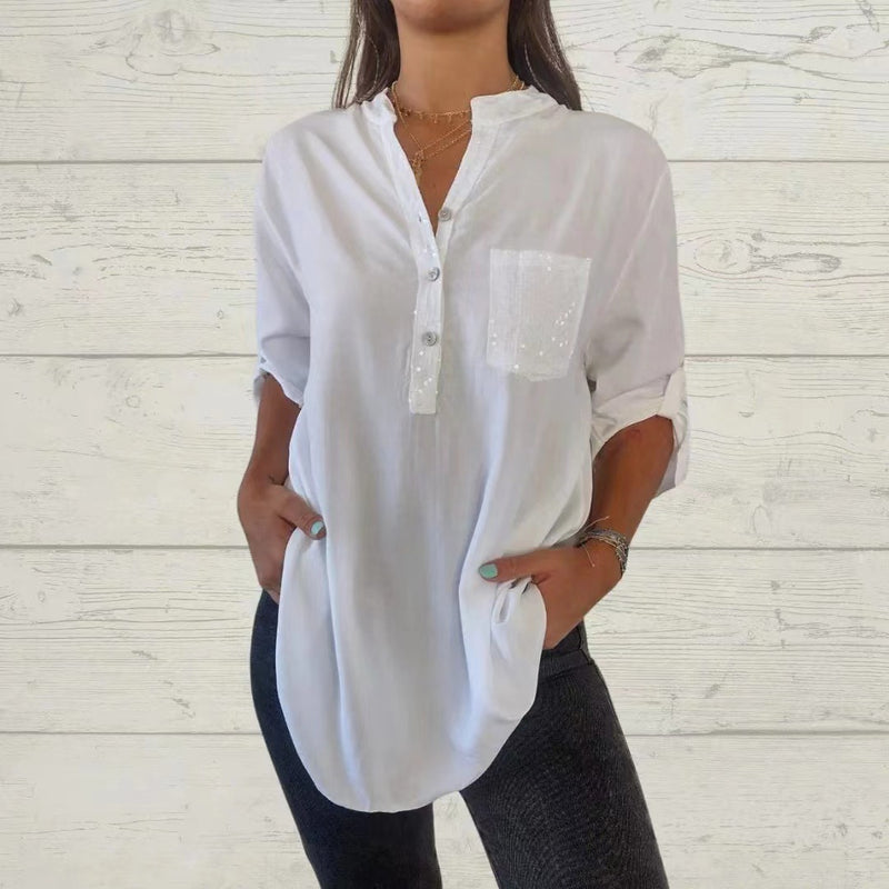 A Vintage Style Shirt with Delicate Timeless Details