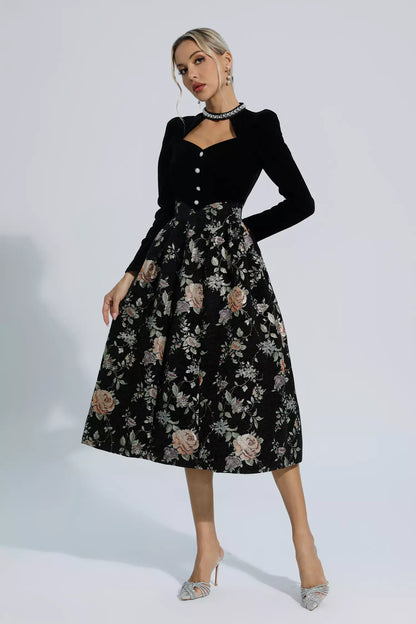Classic Vintage Dress with a Flattering Fit
