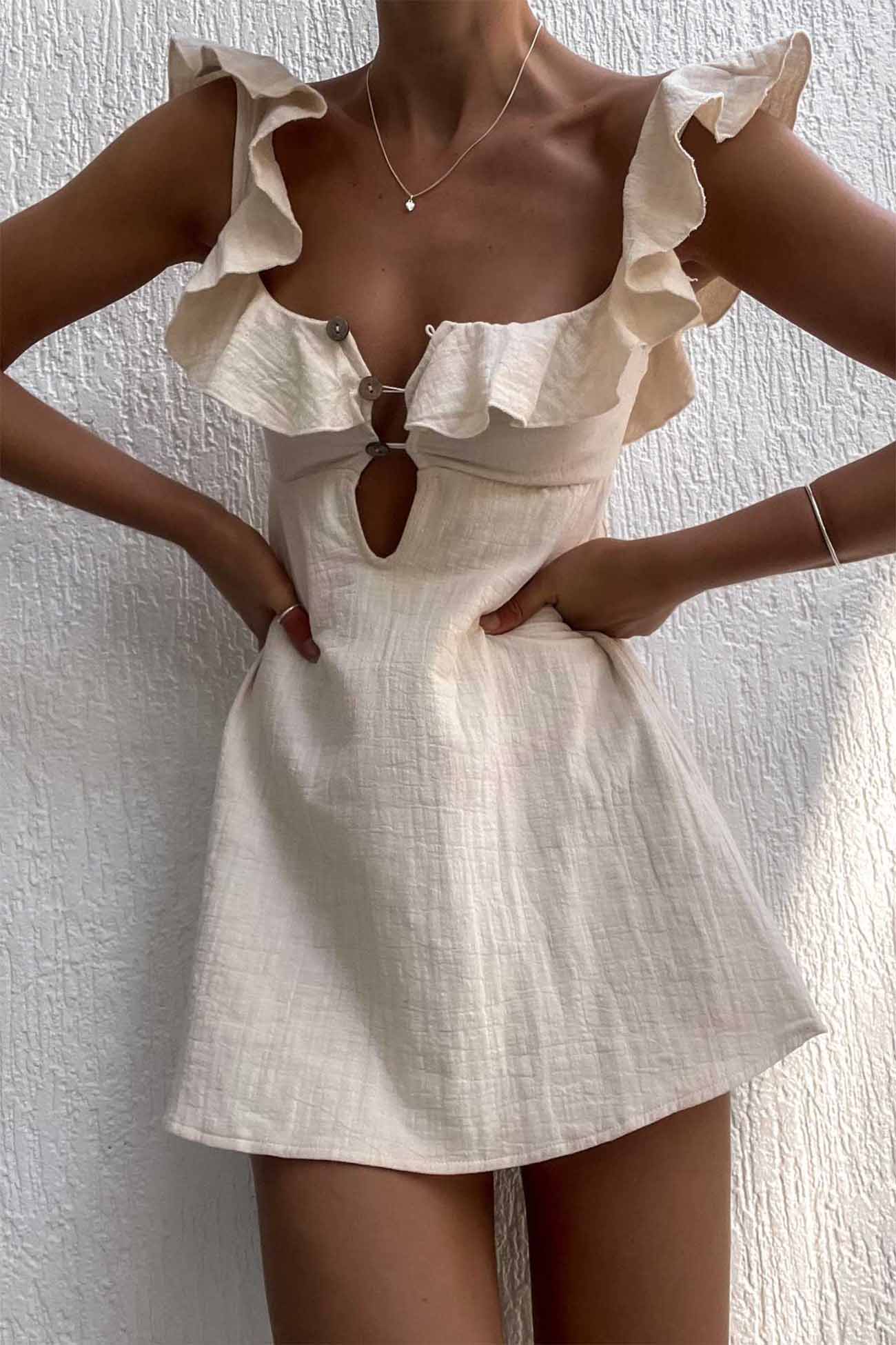 A Vintage Style Dress with Delicate Timeless Details