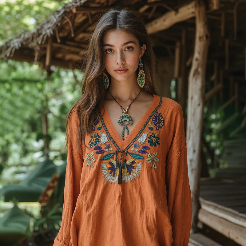 Well Tailored Blouse with a Graceful Silhouette