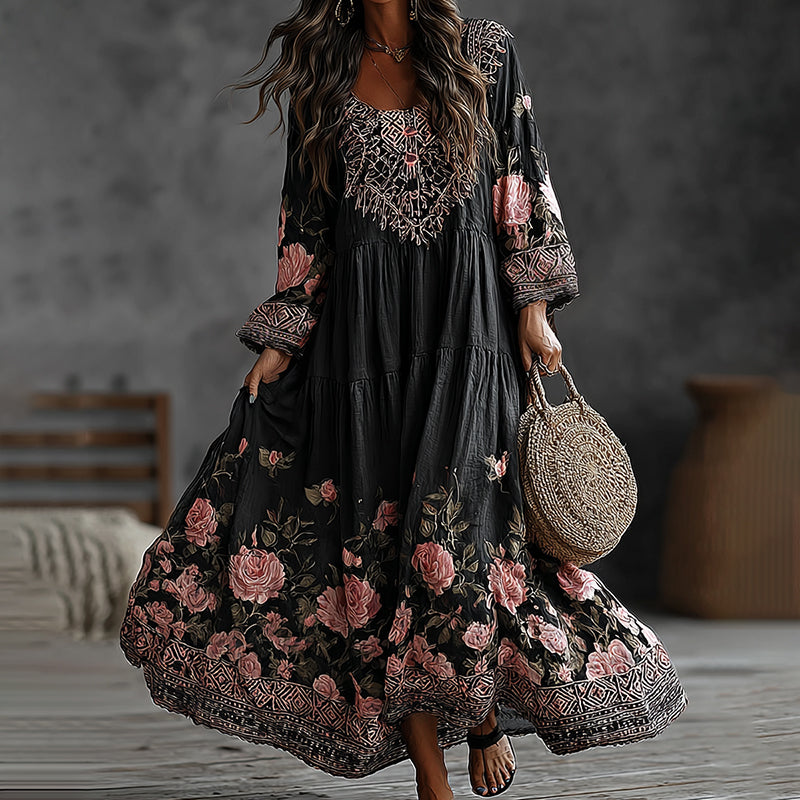 A Vintage Style Dress with Delicate Timeless Details