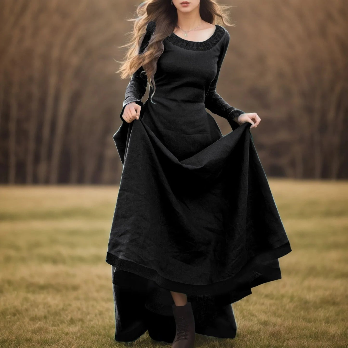 A Vintage Style Dress with Delicate Timeless Details