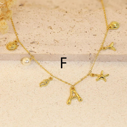 Gold Letter F