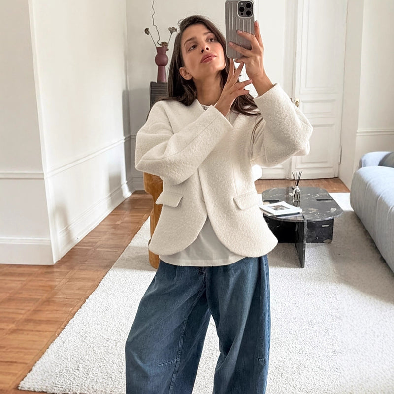 Classic Vintage Coat with a Flattering Fit