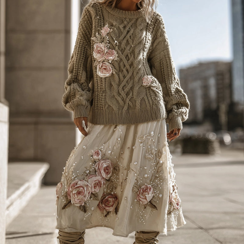 Beautifully Finished Sweater in a Timeless Design